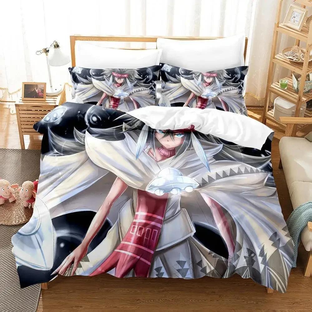 Pohodlný set povlaků na peřinu s anime potiskem, včetně povlaku na peřinu a povlaků na polštáře. Dostupné ve velikostech pro jedno lůžko, dvojlůžko, plné, queen a king. Pro dospělé i děti.