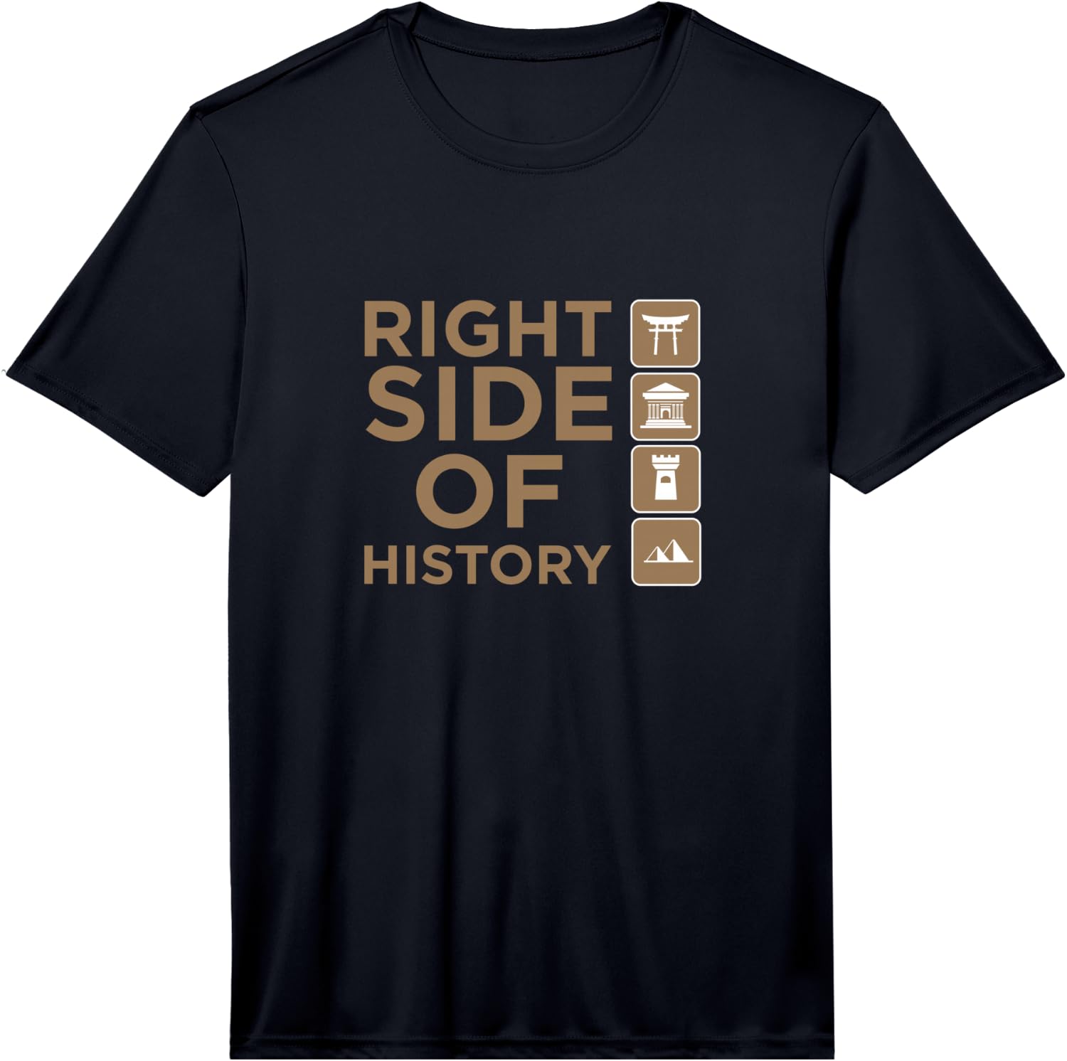 Right Side of History Political Human Rights Gift Performance Unisex T-Shirt L