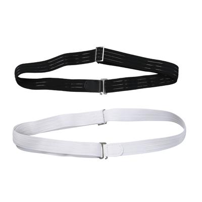 Adjustable Elastic Belt Nonslip Shirt Stays Shirt Tuck Belt Shirt Garter Holder Stretch Belt for Business and Casual