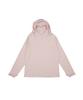 Striped Waffle Hoodie (Pink/Gray)