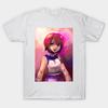 Asian Size Cotton Unisex Tshirt Print T-shirt Kairi - Painterly Portrait T-shirt No-Cut Print Regular Fit