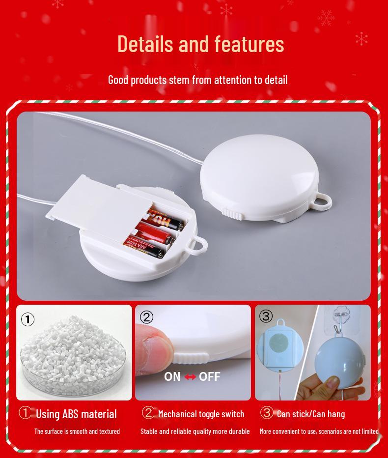 Glowing Merry Christmas LED Suction Cup String Lights for 2025 Holiday Window Display