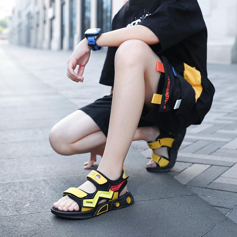28-40 Summer Children Sandals Outdoor Beach Sports Shoes Magic Boy Boy Sandals Girls Sandals