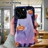 Phone Case: 2D Flat Design Suitable for iPhone 18 17 16 15 14 13 Pro Film Protective Case, Couple Style, Anime Girl Design, Christmas and Halloween Gi