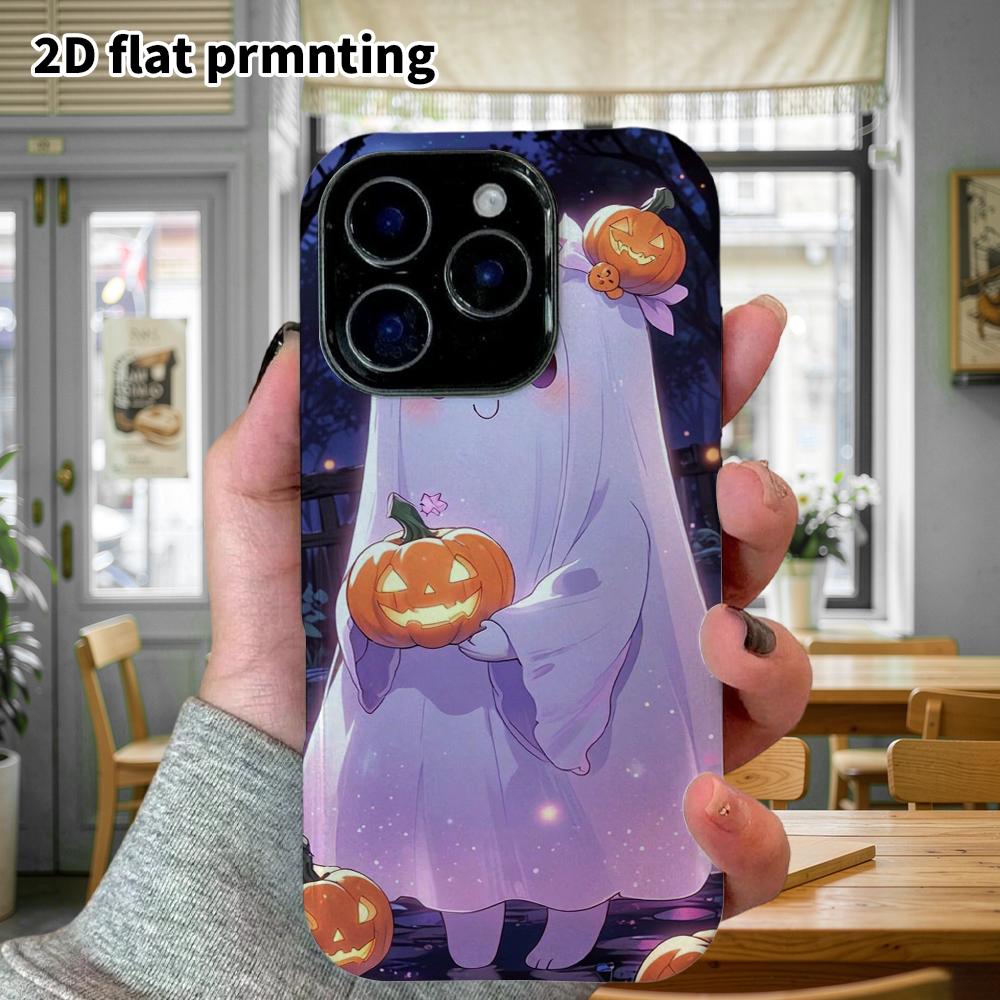 Phone Case: 2D Flat Design Suitable for iPhone 18 17 16 15 14 13 Pro Film Protective Case, Couple Style, Anime Girl Design, Christmas and Halloween Gi