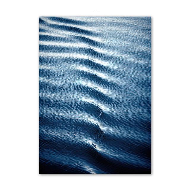 

Постеры на скандинавскую тему и принты, белый коралловый дельфин, китовая волна, синяя настенная живопись на холсте, настенные фотографии для украшения гостиной 30x40cm No Frame