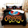 Fashion Rock Band G-Grateful Dead Bedding Set Cute Quilt Cover Bed Cover With Pillowcase Twin Single Queen King Size Boys Adults