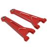 1 Pair RC Car Upper Suspension Arm Aluminum Alloy RC Car Front Upper Arm for MJX 114 14210 Red