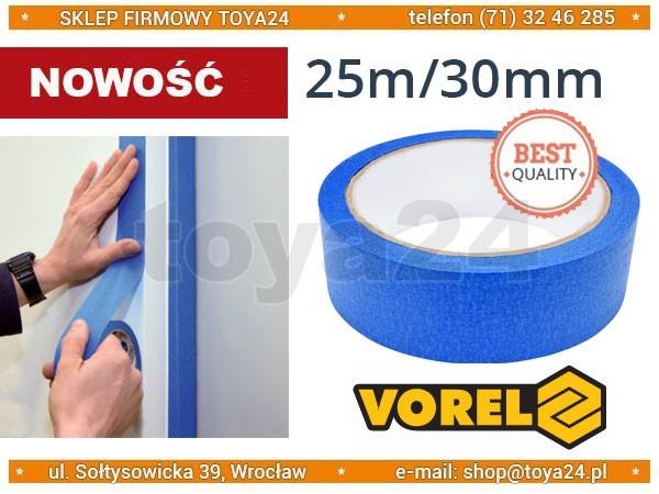 Blue masking tape 25m/30mm 75120 VOREL