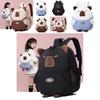 Charming Durable Nylon Toddler Backpack For Outdoor Activities With Playful Cartoon Themes For Little Ones