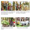 1 Set DIY Mini Greenhouse Kit with LED Light Furniture Kids Adults Handmade Wooden Tiny Garden House Building Model Dollhouse Decoration