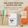 Portable Mini Printers Wireless BT Inkless Label Photo Sticker Maker Printer Tag Price Machine for Office School Kitchen