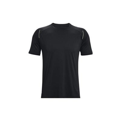 Solid Color Breathable Training Short Sleeve T-Shirt Men Tops Black 1370405-001