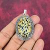 Dalmation Handmade Gemstone Pendant, 925 Solid Sterling Silver Pendant Unique Design Jewelry, For Women