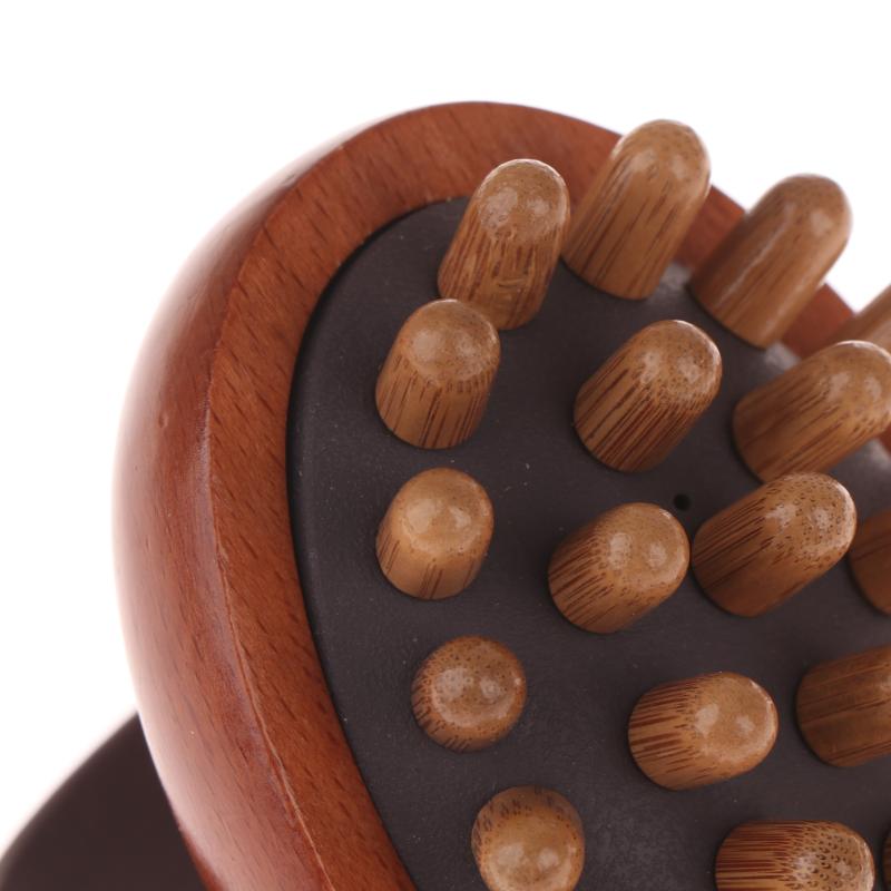 Body Anti Cellulite Brush Soothing Wooden Essential Oil Spa Air Cushion Massage Hair Comb Scalp Massage Brush Body Massager