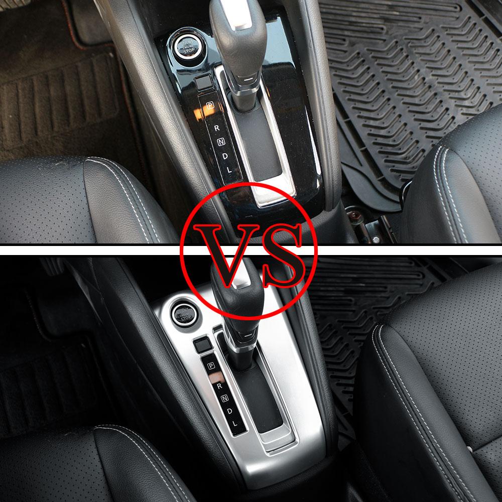 Car Gear Shift Knob Panel Sticker for Nissan Kicks 2017 - 2025 LHD Gear Shift Decoration Cover Trim Styling Interior Accessories
