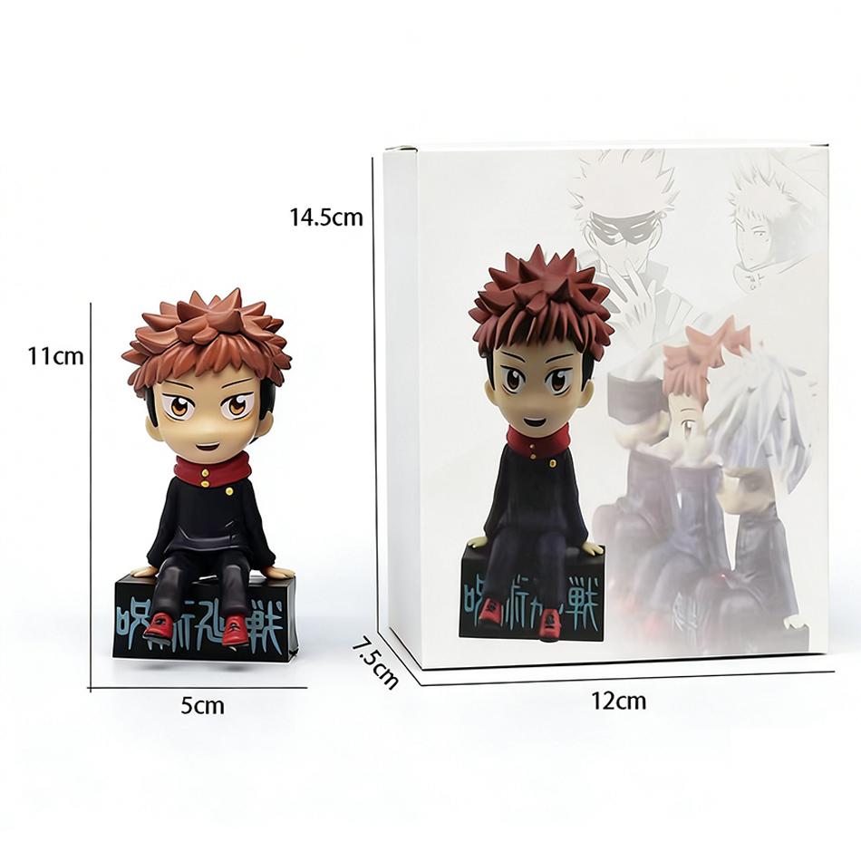 11cm Jujutsu Kaisen Anime Figur Chibi Sitzende Serie Satoru Gojo/Geto Suguru Actionfigur Fushiguro Toji/Okkotsu Yuta Figur