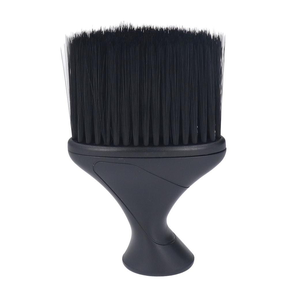 Neck Duster Cleaning Brush Black Oblate Neck Hairbrush Soft Nylon Barber Duster Brush