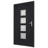 VidaXL Porte d'entrée anthracite 98x208 cm PVC 3187858