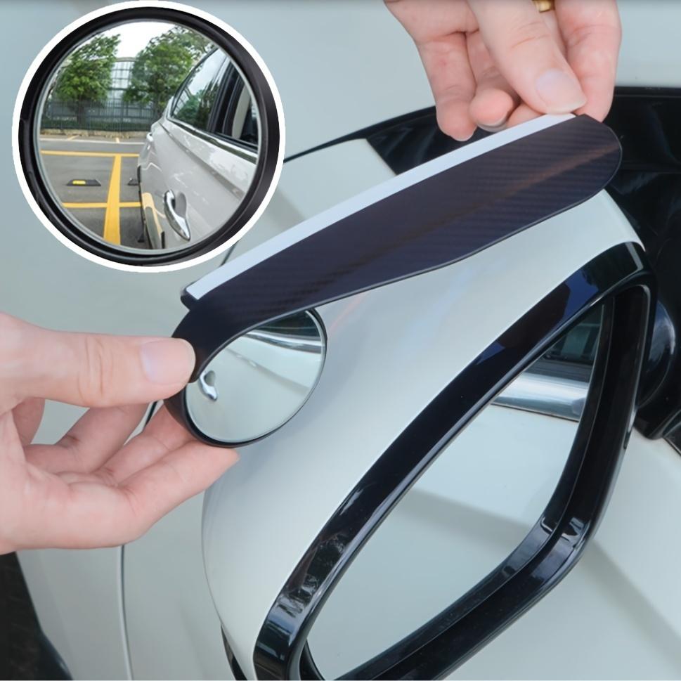 2-Pack Car Blind Spot Mirror, Rearview Mirror Rain Eyebrow Multi-Function All-In-One, Rainy Day Rain Cover, Extended Field of View, Safe Driving.