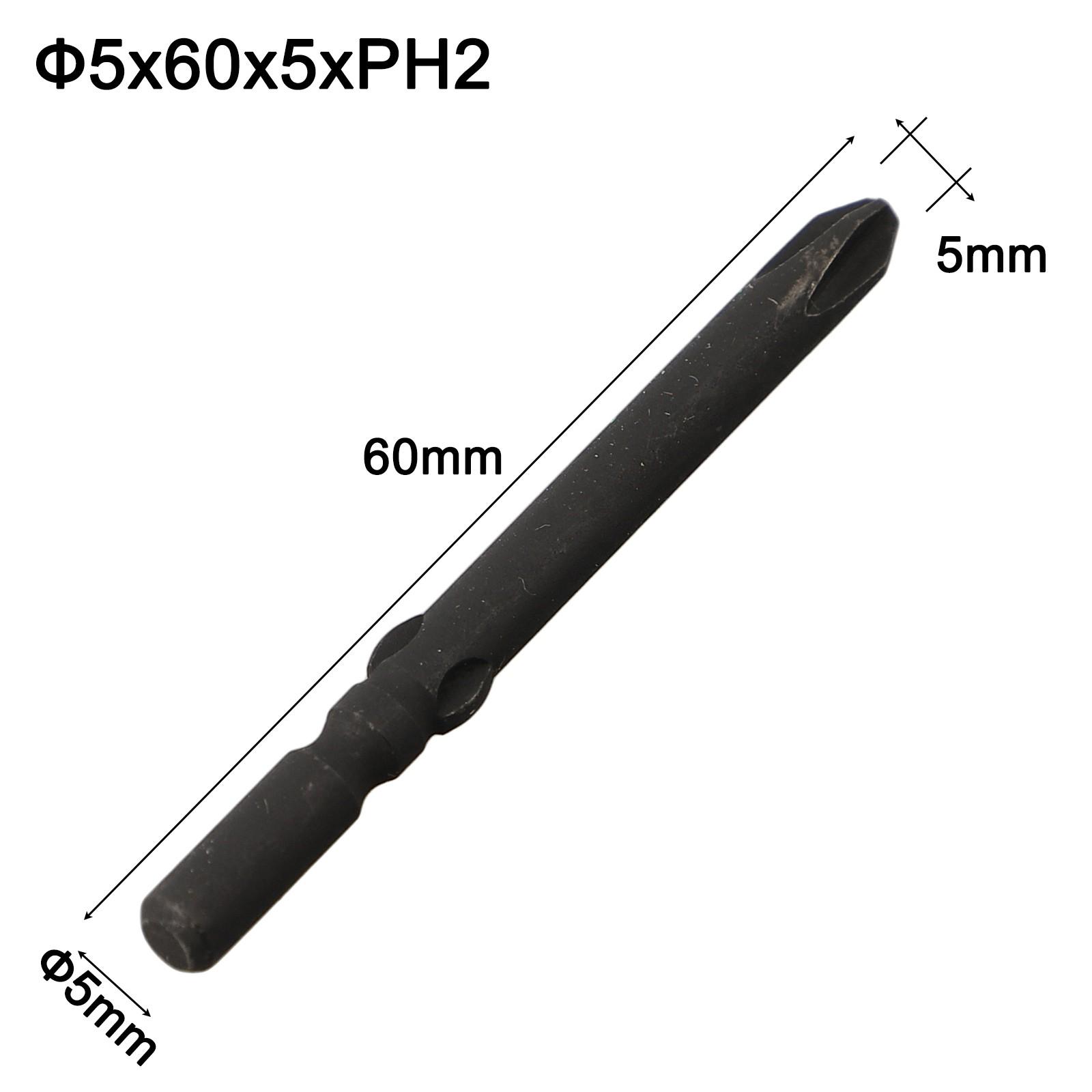 

- Крестовая отверточная бита с круглым хвостовиком 5 мм - PH0