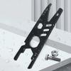 Black High Strength Steel Wrench Spanner with Ergonomic Grip for Efficient Tube and Nut Assembly