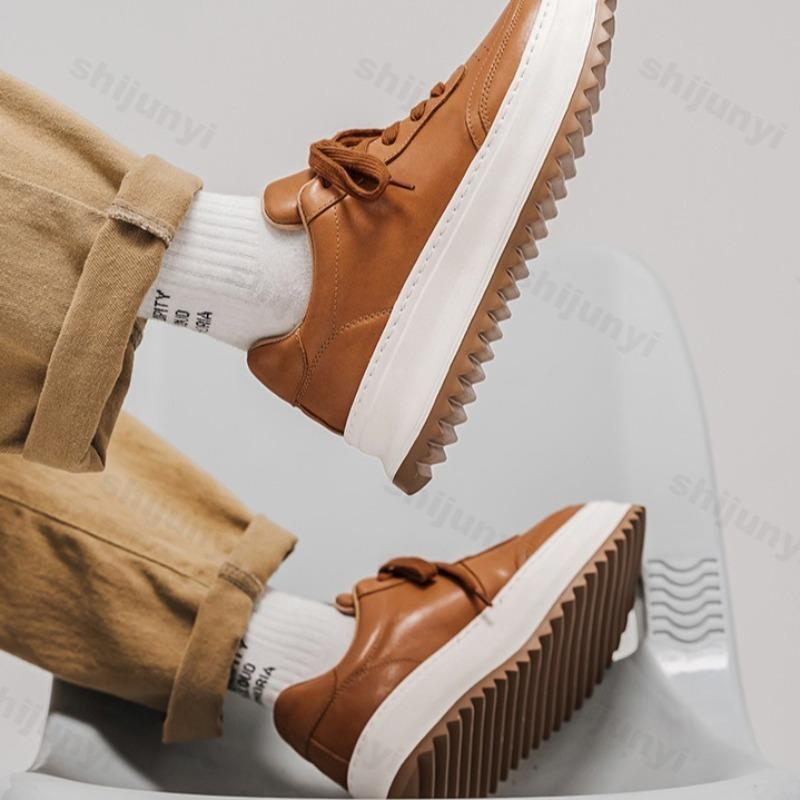 Fashion 2025 Spring New Men's Fashion Trend Retro Style Sports Casual Shoes Comfortable Versatile Thick Soled Non slip Chunky sneakers
