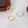 Japanese and Korean Version of Mobius Ring Thin Ring Women's Simple Light Luxury High-end Micro-articulated Ring