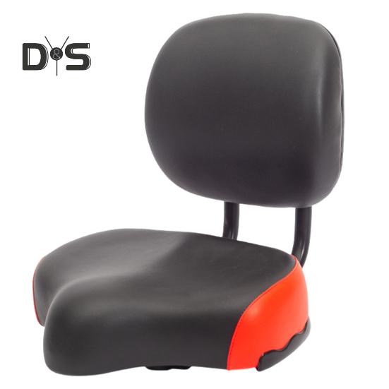 Fotelik rowerowy z regulacją wysokości oparcia Wyściełana lateksem poduszka Trójkołowy rower górski Rower szosowy Podparcie pleców Siodło zamienne Akcesoria rowerowe