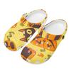 Unisex Printed EVA Beach Clogs Lightweight Breathable Slip On Garden Shoes Pool Bathroom Home Summer Sandals Outdoor Wear