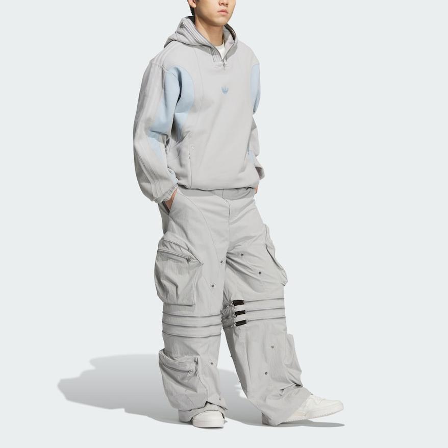 Adidas Originals X Gali Collaboration FW25 Removable Loose Mid-Rise Sports Cargo Pants Unisex Pants KS8242