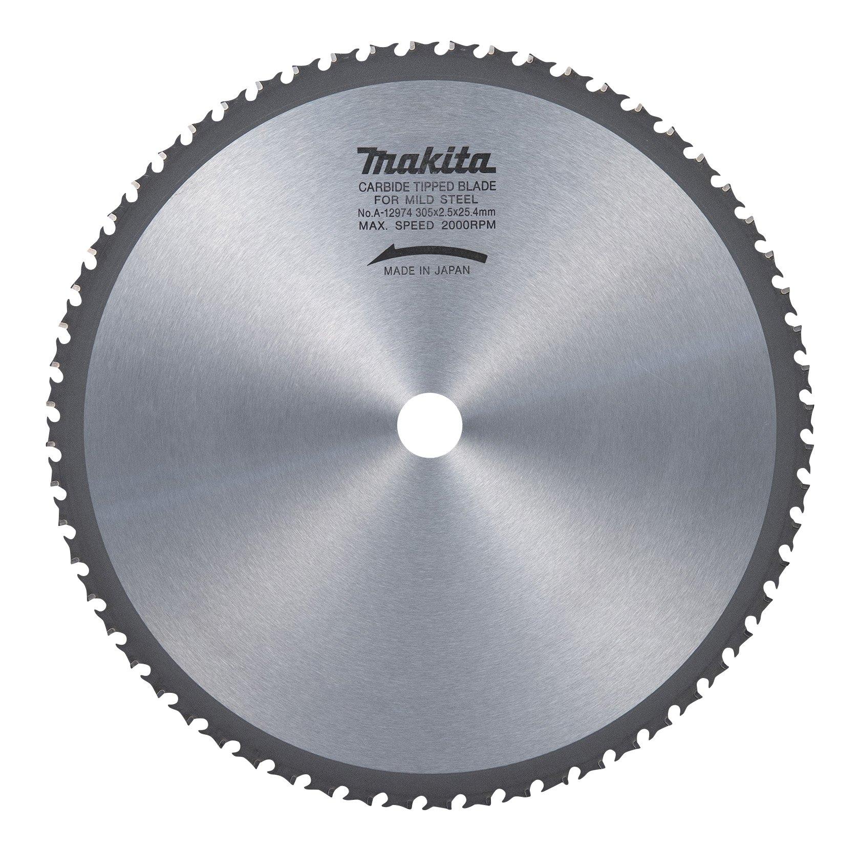 

Makita Chip Saw for Mild Steel Materials Outer Diameter 305mm Number of Blades 60T A-12974 срібний