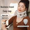 HEZHENG Inflatable Pulse Massage Travel Neck Pillow Kit CN plug (adapter included)