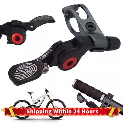 Bicycle Dropper Seatpost Remote Wire Control Adjustable MTB Bike Seat Post Control Lever for External Internal Routing Droppers