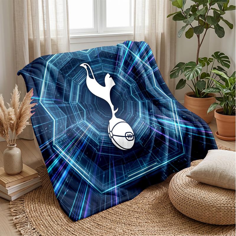 Tottenham Hotspur Theme blanket Soft Flannel Blanket Plush Throw Blanket Cozy Sofa Bed Blanket for Home Decor