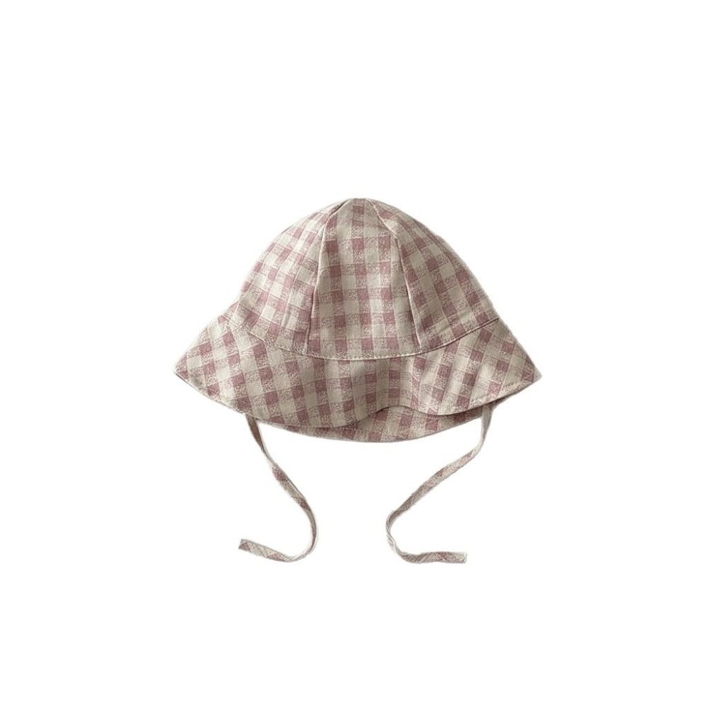 Korean Style Baby Fisherman Cap Cotton Kids Sunscreen Hat Kids Wide Brim Hat  for Kids Boy Girl
