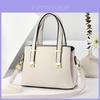 Urban Minimalist Womens Pu Tote Bag With Zipper Closure For Daily Use