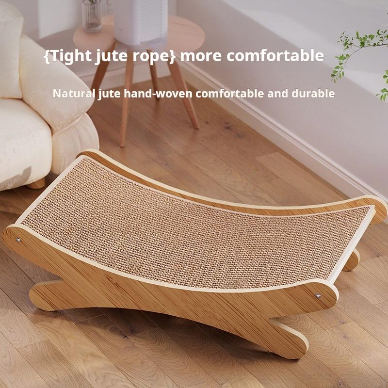Durable Sisal Cat Scratching Board & Pad - Cozy Lounge Bed, Kitten Training Mat, Wear-Resistant Pet Grinding Toy with Sleep Spot
