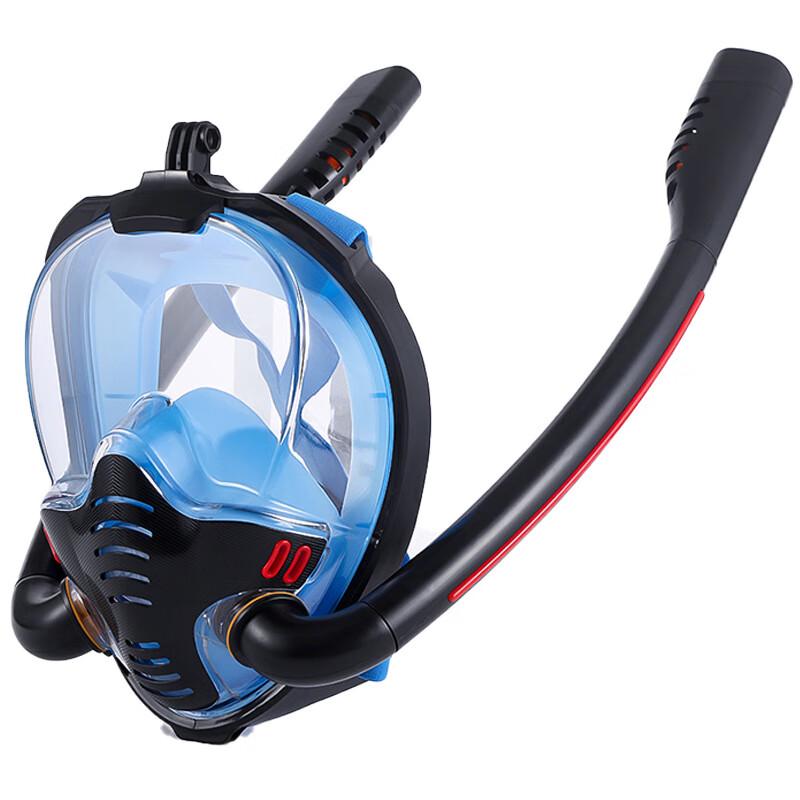 K3 Dual-Tube Full-Face Snorkel Mask