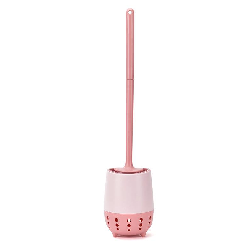 Multifunctional Soft-Bristle Toilet Brush with Long Handle & Base