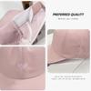 High Ponytail Kids Sun Hat Solid Color Baby Peaked Cap Korean Children's Baseball Cap  Outdoor
