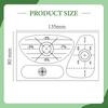 ,60 Pieces Tape Stickers Consistency Analysis Equipment Accessories