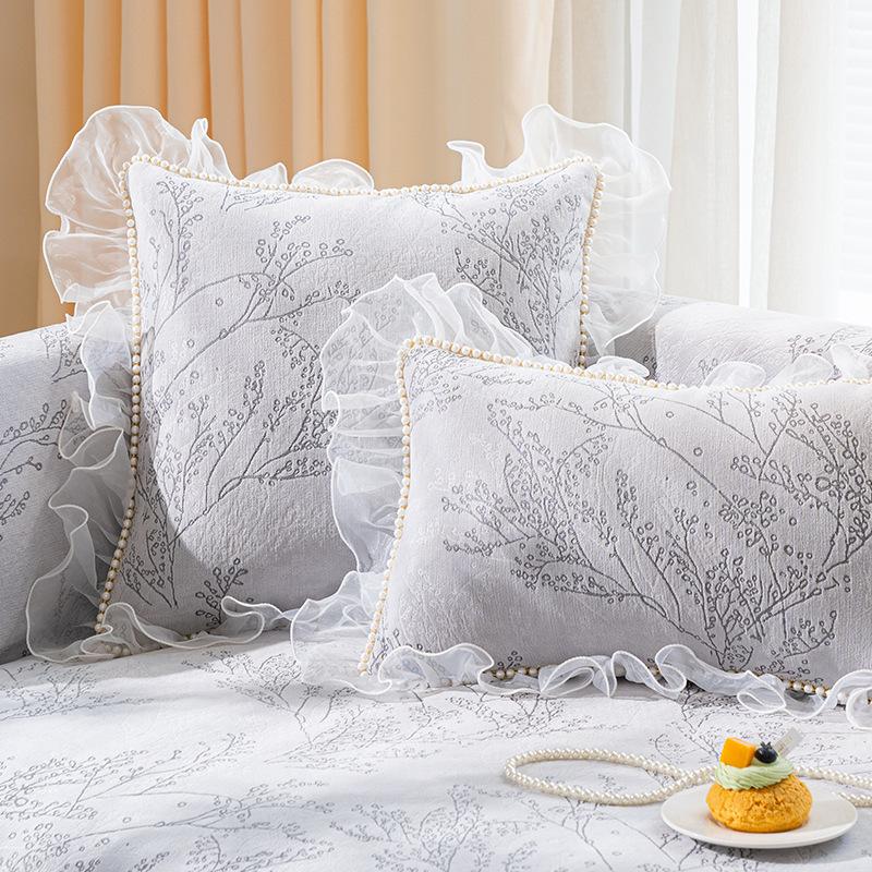 Cuscină de canapea Chenille Stil Lux Accesibil Patru Sezoane Universală Perne de șezut Husă Prosop Spătar Canapea Fashion Anti-Alunecare