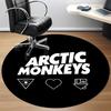 1pc Arctic Monkeys Chair Carpet for Office, Non Slip, Soft and Durable Office Rug for Interior Decoration