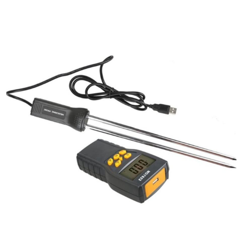 Portable Moisture Meter for Grain with Temperature Range 10 To 60 Degrees Celsius and Humidity 0 To 70 Percent