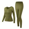 Women's Moisturizing Hyaluronic Acid Thermal Suit: Long-Sleeved Top & Pants for Autumn