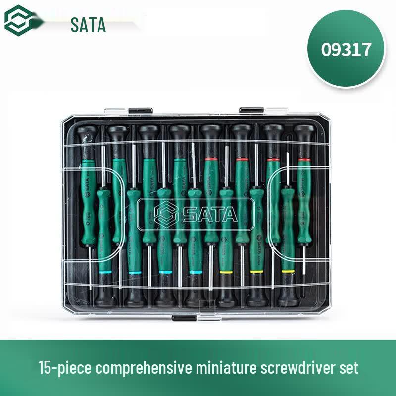 SATA 15-Piece Precision Screwdriver Set Standard