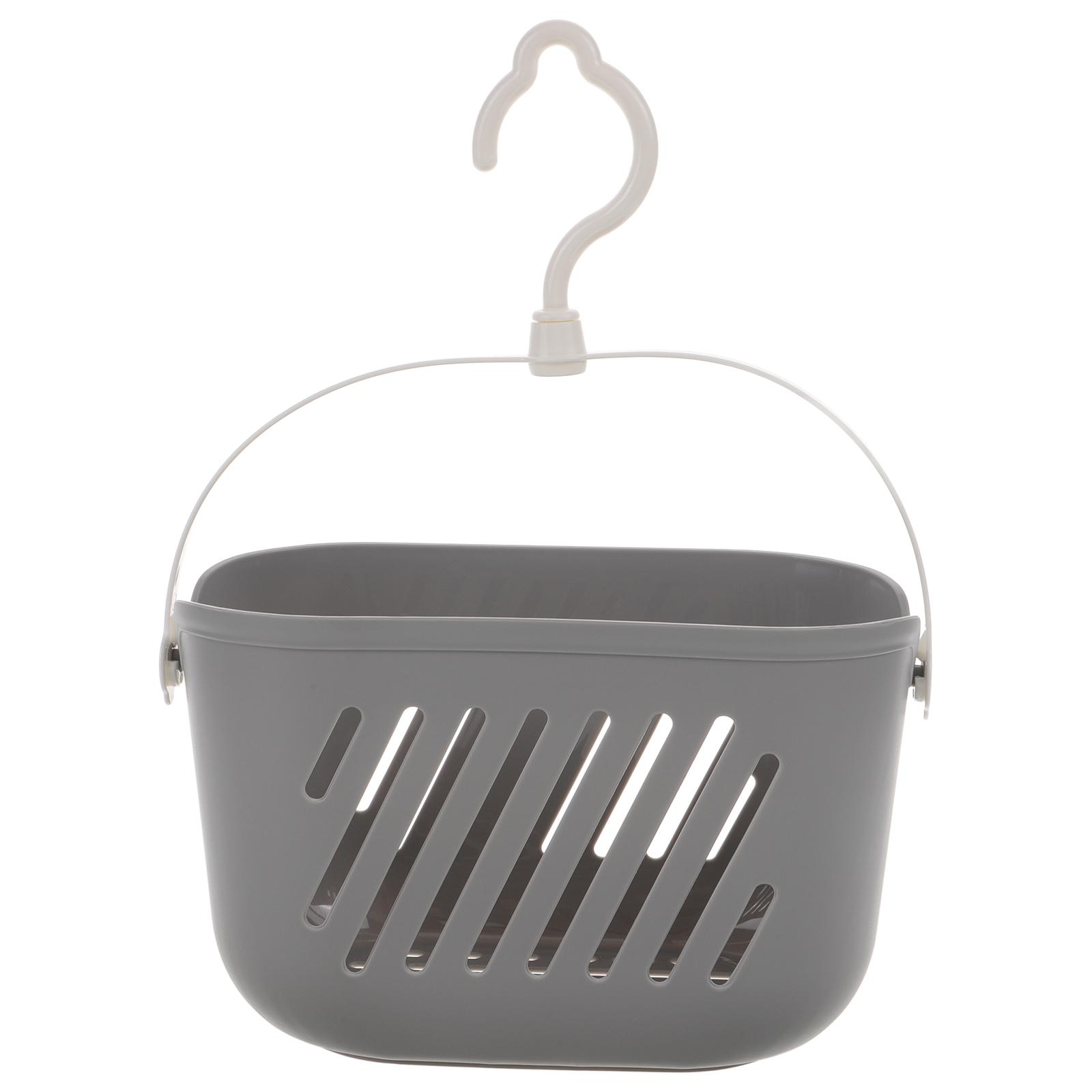 

Корзина для рук в ванной комнате, органайзер для душа с ручкой, пластиковая подвесная канцелярия для колледжа, тележки Go Carts серый