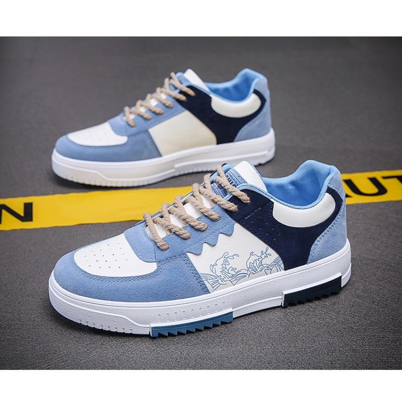 2024 Men's Shoes New Breathable Small White Shoes Korean Version Trend Versatile Casual Shoes Wear-resistant Sneakers Board Shoe