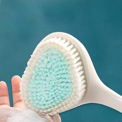 Manual Heat-resisting Bath Brush for Adult, Soft Hair, Back Rub Artifact, Bathroom Products, Back Rub Mud Towel, New